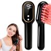 Laser Hair Growth Comb, Handheld LLLT Hair Regrow Device, At-Home Hair Loss Treatment for Women & Men - Hair Comb, Black view 1