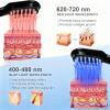 Laser Hair Growth Comb, Handheld LLLT Hair Regrow Device, At-Home Hair Loss Treatment for Women & Men - Hair Comb, Black view 4