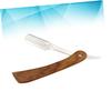 FRCOLOR Chic Folding Metal for Men Manual Shaving Tool for Straight for Beard and Hair Shaping Travel-friendly Hair Shaper view 2