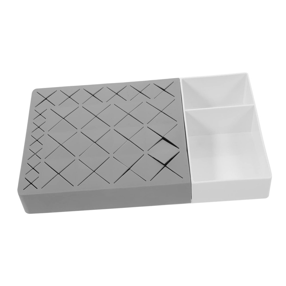 BELLIFFY Desktop Lipstick Organizer Stand Silicone Cosmetic Storage Rack for Makeup and Lip Gloss Display Space-saving and Lightweight Design for Vanity and Bathroom Use
