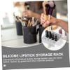 BELLIFFY Desktop Lipstick Organizer Stand Silicone Cosmetic Storage Rack for Makeup and Lip Gloss Display Space-saving and Lightweight Design for Vanity and Bathroom Use view 2