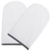 HONMEET 1 Pair Paraffin Manicure Mitts Cloth Wax Gloves for Hand Spa Insulated Mittens Heat Preservation Effect Random Color view 1