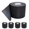 Disposable Barber Neck Paper- 5 Rolls & 500 Neck Strips, Barber Supplies for Salon Hair Styling (Black) view 1