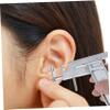 OHPHCALL 1set Ear Piercing Device Kit Manual Painless Ear Hole Piercing Tool for Professional and Personal Use Includes of Earrings Easy to Carry and Operate view 2