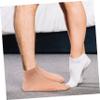 IWOWHERO Moisturizing Foot Exfoliating Socks 2 Pairs Elastic Spa Socks for Dry Cracked Feet for Women and Girls for Home Use view 2
