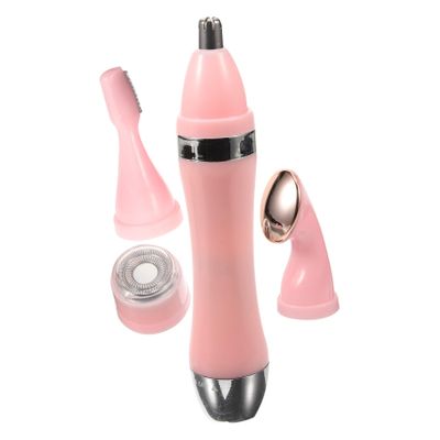 FRCOLOR Women's Electric Shaving Multi-Function Facial Hair Remover and Callus Remover Cordless Design for Smooth Skin Battery Not Included