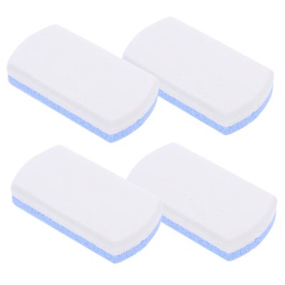 BIUDECO 4pcs Exfoliating Foot Care Scrubber Dual Pumice Stones for Dead Skin Removal and Callus Treatment for Smooth and Soft Feet