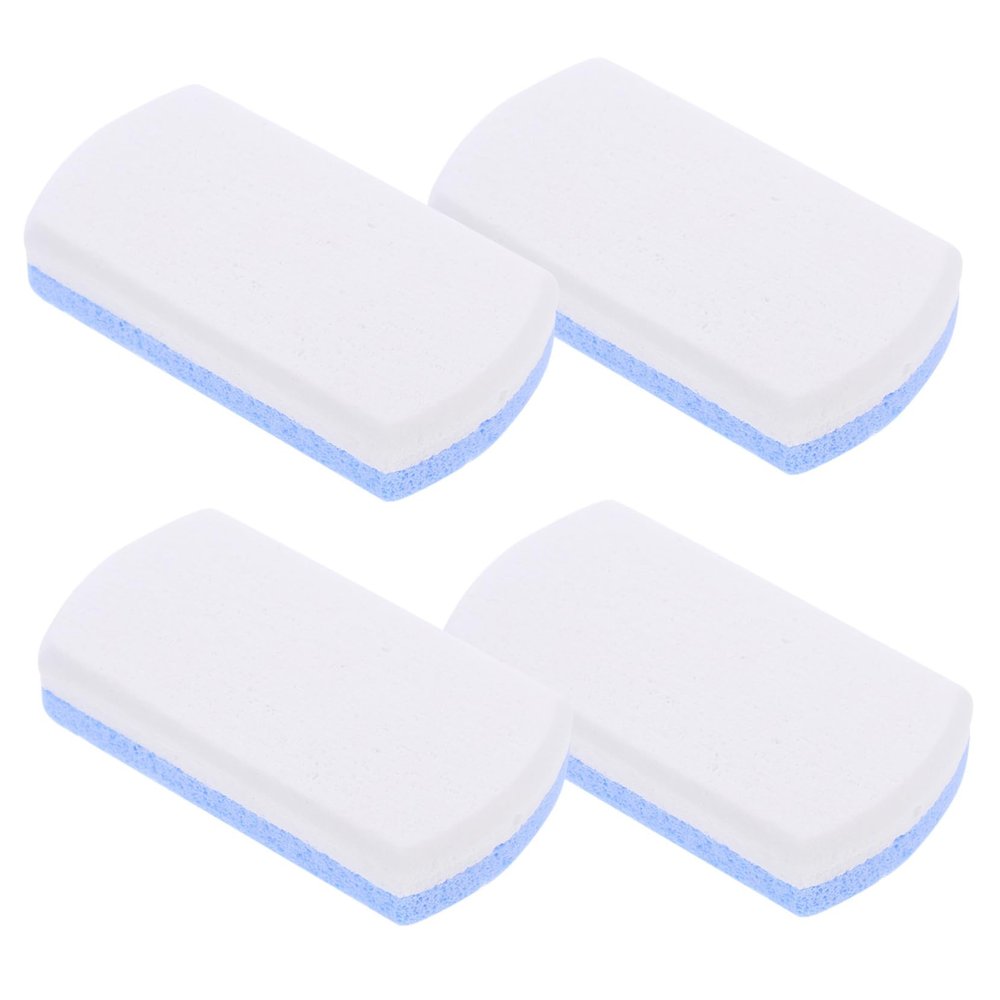 BIUDECO 4pcs Exfoliating Foot Care Scrubber Dual Pumice Stones for Dead Skin Removal and Callus Treatment for Smooth and Soft Feet