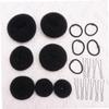 FRCOLOR 22pcs Hair Updo Bun Kit Versatile Hair Styling Accessories Elastic Ropes U-shaped Clips and Bun Makers for Elegant Hairstyles for Dance and Daily Use view 4