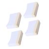 PLAFOPE 160pcs Makeup Pads for Eyelashes Arc-Shaped Lash Cleaning Pads Compact Size for Home Travel view 1
