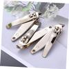 HAPINARY Design Nail Scissors 3pcs Metal Nail Cutters Manicure Set Ideal for Home view 2