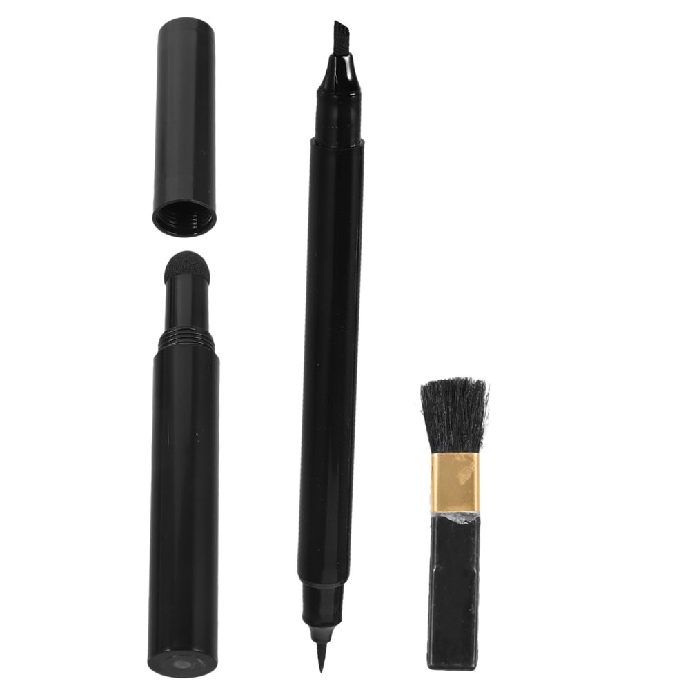 Mikinona Men Mustache Grooming Kit Beard Filler Pen Brush Barber Pen Hairline Filler for Male Styling Tool
