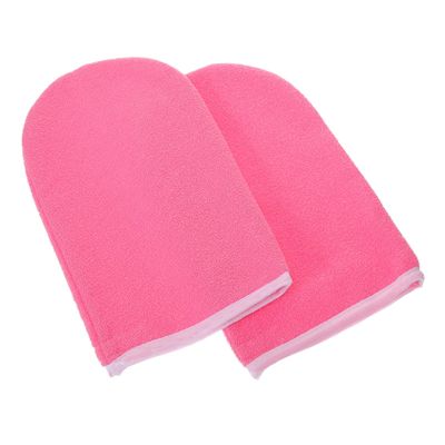 Mikinona 1pair Paraffin Wax Gloves for Hand Care Reusable Spa Mittens Hook Fasteners Stylish Hot Wax Treatment for Moisturizing and Relaxation Beauty Salons and Home Use