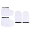PLAFOPE 4pcs Paraffin Wax Hand and Foot Covers Spa Quality Adjustable Straps Polyester Flannel Perfect for Relief view 1