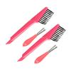 BUTIFULSIC 1set Comb Cleaner Tool Ergonomic Hair Brush Cleaner for Easy Hair Removal Cleaning Brushes for Salon and Home Use view 1