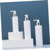 MUSISALY 3pcs White Plastic Lotion Pump Bottles for Shampoo Creams and Lotions Refillable Containers for Home and Travel Use view 3