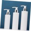 MUSISALY 3pcs White Plastic Lotion Pump Bottles for Shampoo Creams and Lotions Refillable Containers for Home and Travel Use view 4