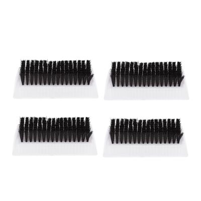 Healeved 4pcs Fingernail Scrub Nail Brush Hand Cleaning Brushes Soft Bristles Heat Resistant Material for Office Bathroom