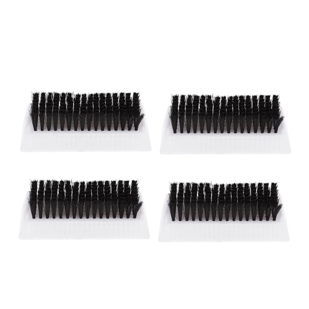 Healeved 4pcs Fingernail Scrub Nail Brush Hand Cleaning Brushes Soft Bristles Heat Resistant Material for Office Bathroom