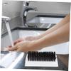 Healeved 4pcs Fingernail Scrub Nail Brush Hand Cleaning Brushes Soft Bristles Heat Resistant Material for Office Bathroom view 2
