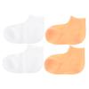 IWOWHERO 2 Pairs Exfoliating Socks for Dry Cracked Feet Moisturizing Foot Socks view 1