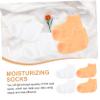 IWOWHERO 2 Pairs Exfoliating Socks for Dry Cracked Feet Moisturizing Foot Socks view 3