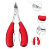 HAPINARY Professional Curved Toenail Nipper Ergonomic Grip Nail Clipper for Thick Nails Durable Stainless Steel Pedicure Tool for Seniors and Ingrown Toenails Care view 4