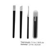 HONMEET 4pcs Household Nail Trimming Tool Set Durable Pedicure Accessories for Care Includes Nail Clippers and Polishing Tools Black view 2