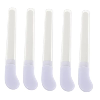 BIUDECO 5pcs Ceramic Nail Files Portable Fingernails Polishing Tools for Manicure and Pedicure Suitable for Home Salon Use Easy to Handle and Lightweight Random Color