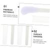 BIUDECO 5pcs Ceramic Nail Files Portable Fingernails Polishing Tools for Manicure and Pedicure Suitable for Home Salon Use Easy to Handle and Lightweight Random Color view 3
