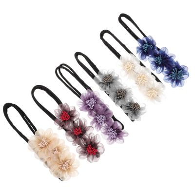 BIUDECO 6pcs Flower Hair Bun Maker Donut Bun Maker for Women Accessories Boys and Girls Friendly Break Resistant