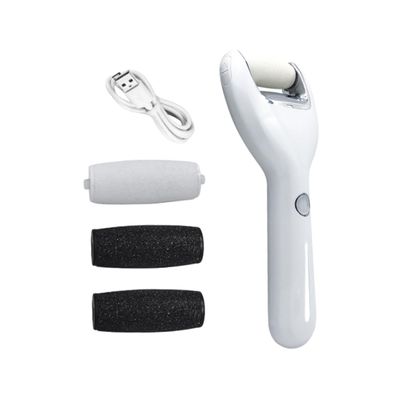 AUTSUPPL 1set Electric Foot File Remover Ergonomic Design Removable Grinding for Dead Skin and Corn Treatment for Home and Salon Use