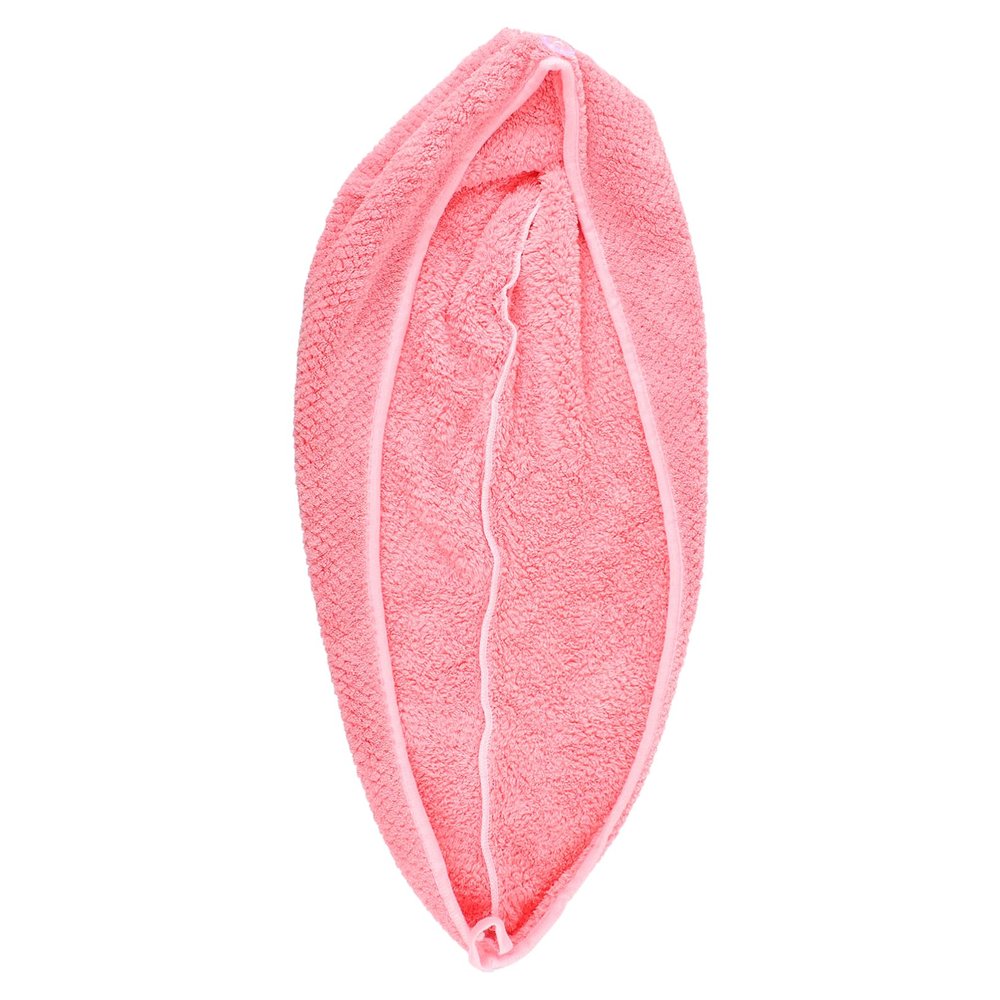 MUSISALY Fast Drying Hair Wrap Hat with Button Lightweight Fleece Hair Towel for Home and Salon Use Prevents Heat Damage Easy to Clean Pineapple