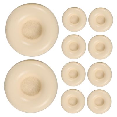 IWOWHERO 10pcs Facial Waxing Kit Hard Wax Blocks Beeswax for Hair Removal Natural Ingredients Smooth Skin Use