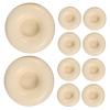 IWOWHERO 10pcs Facial Waxing Kit Hard Wax Blocks Beeswax for Hair Removal Natural Ingredients Smooth Skin Use view 1