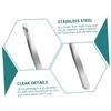 AUTSUPPL Stainless Steel Round Nose Hair Trimmer Portable Nasal Hair Cutter for Men Durable Personal Care Tool with Round Head Design for Grooming view 4