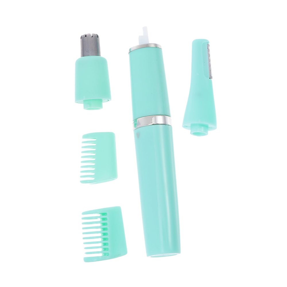 BIUDECO Electric Eyebrow Razor Hair Removal Tool 360 Nose Hair Rotation Multiple Heads