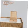 CAXUSD 25grids Wooden Storage Case Multi-grid Bottle Organizer for Perfume and Wooden Design Fine Polishing for Safe Use view 2