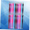 CANIGHT 1set Cuticle Remover Dead Skin Forks for Manicure Nail Art Tool Red Black Professional Personal Use view 2