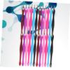 CANIGHT 1set Cuticle Remover Dead Skin Forks for Manicure Nail Art Tool Red Black Professional Personal Use view 4