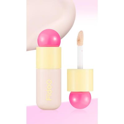 1PC Fidoo Liquid Concealer Color Corrector Liquid Facial Concealer, Stay Long Lasting Moisturizing Liquid Makeup Facial Highlighter, Create Flawless Makeup Concealer (00#, 6.5g)