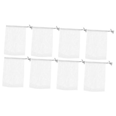 PLAFOPE 8pcs Exfoliating Soap Net Bags Multipurpose Foaming Mesh Pouches for Cleansing Travel-friendly Design Keeps Soap Dry for All Ages Deep