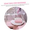 PLAFOPE 8pcs Exfoliating Soap Net Bags Multipurpose Foaming Mesh Pouches for Cleansing Travel-friendly Design Keeps Soap Dry for All Ages Deep view 3