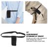 MUSISALY Essential Oil Waist Bag Durable Storage Case for Massage Bottles Convenient Holder for Masseur Use Simple Black Design view 4