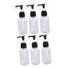 Outanaya 6pcs Refillable Pet Emulsion Pump Bottles Cosmetic Containers for Shampoo Conditioner Lotion Travel Home Hotel Use view 1