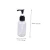 Outanaya 6pcs Refillable Pet Emulsion Pump Bottles Cosmetic Containers for Shampoo Conditioner Lotion Travel Home Hotel Use view 2