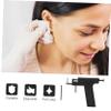 Healeved Ear Piercing Kit with Nose Piercing Tool Convenient Body Piercer Machine for Ear and Belly Button Includes Studs for Home Salon Use Low-pain Process view 3