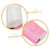 CANIGHT 1pc USB Rechargeable Nano Facial Steamer for Moisturizing and Pore Cleansing Portable Warm Mist Face Humidifier for Skincare Routine Pink view 3