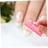 Healeved 8pcs Fingernail Scrubber Brush for Manicure Nail Cleaning Tool Compact and Portable Design for Home and Travel Effortlessly Removes Nail Dust and Stains view 2