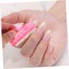 Healeved 8pcs Fingernail Scrubber Brush for Manicure Nail Cleaning Tool Compact and Portable Design for Home and Travel Effortlessly Removes Nail Dust and Stains view 3